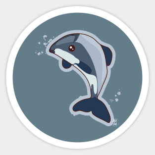 New Zealand Marine Animals - Hectors Dolphin Sticker